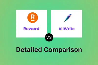 Reword vs AllWrite Detailed comparison features, price