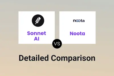 Sonnet AI vs Noota Detailed comparison features, price