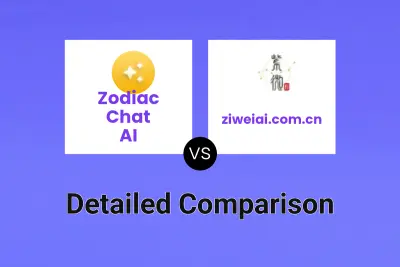 Zodiac Chat AI vs ziweiai.com.cn