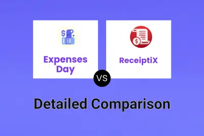 Expenses Day vs ReceiptiX