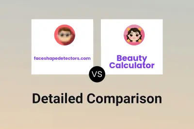 faceshapedetectors.com vs Beauty Calculator