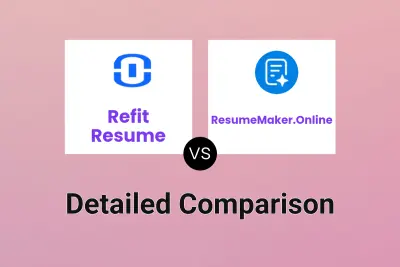 Refit Resume vs ResumeMaker.Online Detailed comparison features, price