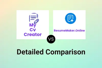 My Cv Creator vs ResumeMaker.Online Detailed comparison features, price