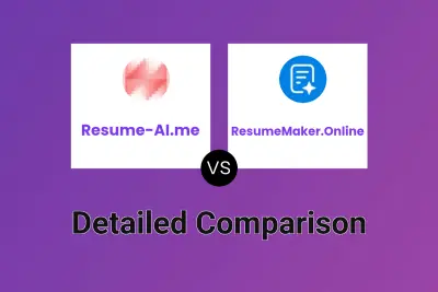 Resume-AI.me vs ResumeMaker.Online Detailed comparison features, price