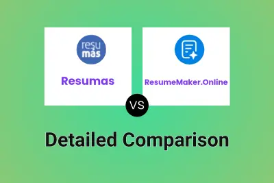 Resumas vs ResumeMaker.Online Detailed comparison features, price