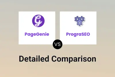 PageGenie vs PrograSEO Detailed comparison features, price