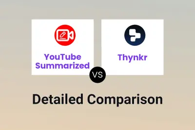 YouTube Summarized vs Thynkr