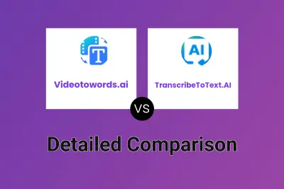 Videotowords.ai vs TranscribeToText.AI