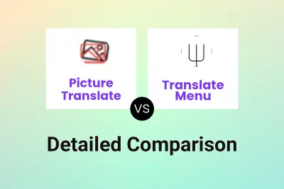 Picture Translate vs Translate Menu