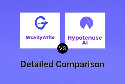 GravityWrite vs Hypotenuse AI Detailed comparison features, price