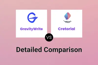 GravityWrite vs Cretorial Detailed comparison features, price