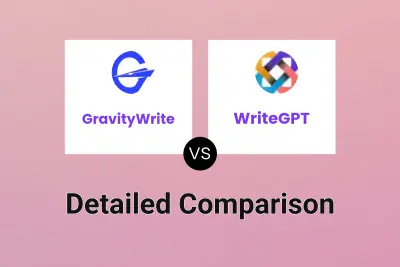 GravityWrite vs WriteGPT Detailed comparison features, price