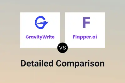 GravityWrite vs Flapper.ai Detailed comparison features, price