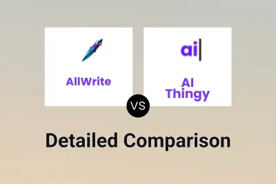 AllWrite vs AI Thingy Detailed comparison features, price