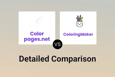 Color pages.net vs ColoringMaker