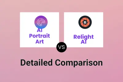 AI Portrait Art vs Relight AI