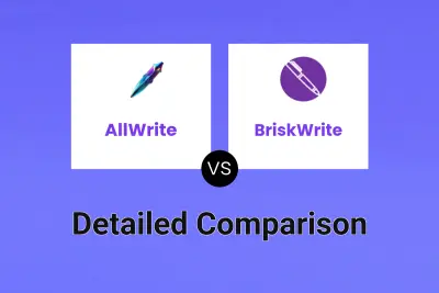 AllWrite vs BriskWrite Detailed comparison features, price