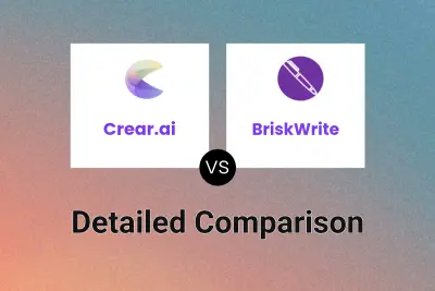 Crear.ai vs BriskWrite Detailed comparison features, price