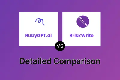 RubyGPT.ai vs BriskWrite Detailed comparison features, price