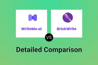 WriteMe.ai vs BriskWrite Detailed comparison features, price