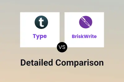 Type vs BriskWrite Detailed comparison features, price