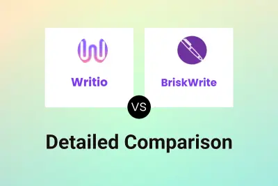 Writio vs BriskWrite Detailed comparison features, price