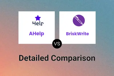 AHelp vs BriskWrite Detailed comparison features, price