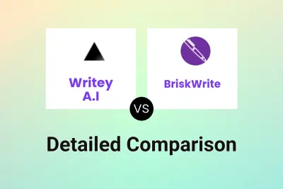 Writey A.I vs BriskWrite Detailed comparison features, price