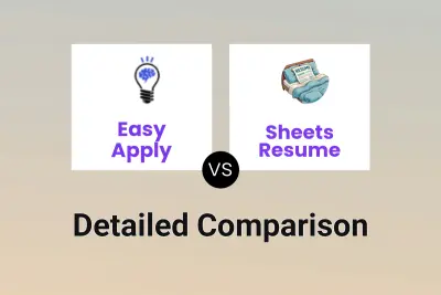 Easy Apply vs Sheets Resume
