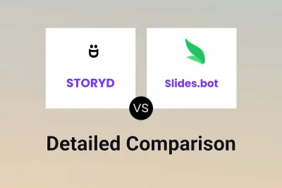 STORYD vs Slides.bot Detailed comparison features, price