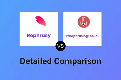 Rephrasy vs ParaphrasingTool.ai Detailed comparison features, price