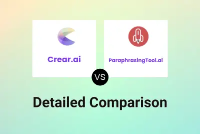 Crear.ai vs ParaphrasingTool.ai Detailed comparison features, price