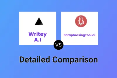 Writey A.I vs ParaphrasingTool.ai Detailed comparison features, price