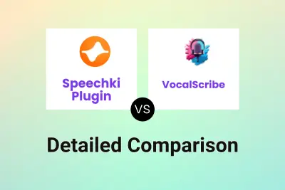 Speechki Plugin vs VocalScribe Detailed comparison features, price