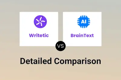 Writetic vs BrainText