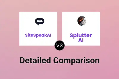 SiteSpeakAI vs Splutter AI Detailed comparison features, price