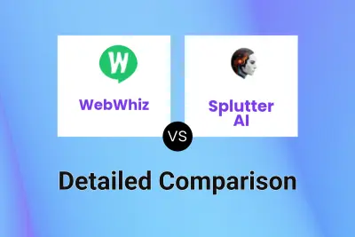 WebWhiz vs Splutter AI Detailed comparison features, price