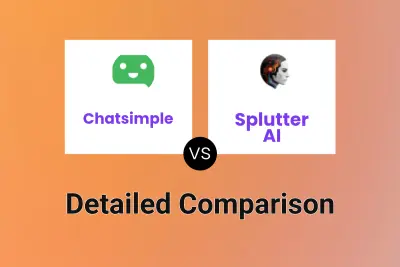 Chatsimple vs Splutter AI Detailed comparison features, price