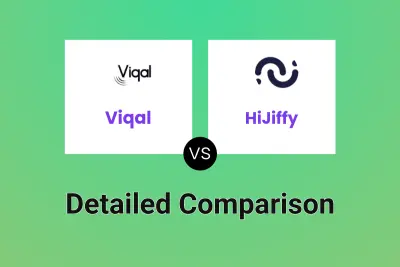 Viqal vs HiJiffy Detailed comparison features, price