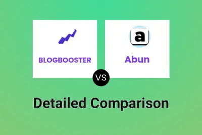 BLOGBOOSTER vs Abun Detailed comparison features, price