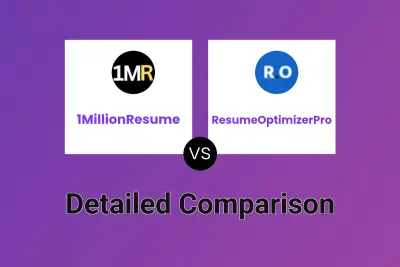 1MillionResume vs ResumeOptimizerPro Detailed comparison features, price