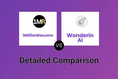 1MillionResume vs Wonderin AI Detailed comparison features, price