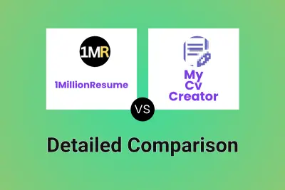 1MillionResume vs My Cv Creator Detailed comparison features, price