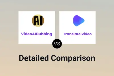 VideoAIDubbing vs Translate.video