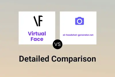 Virtual Face vs ai-headshot-generator.net