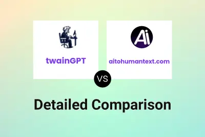 twainGPT vs aitohumantext.com