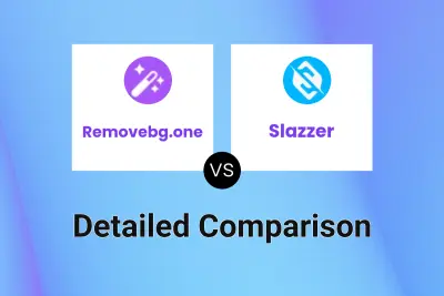 Removebg.one vs Slazzer Detailed comparison features, price