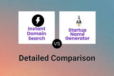 Instant Domain Search vs Startup Name Generator