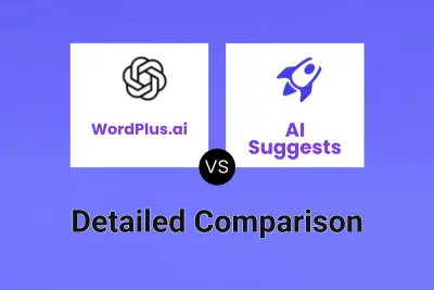 WordPlus.ai vs AI Suggests Detailed comparison features, price