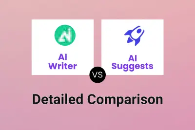 AI Writer vs AI Suggests Detailed comparison features, price